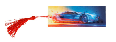 Закладка для книг 3D с линейкой "Car" 3D_37496