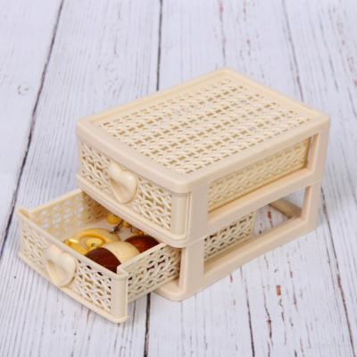 Комод малый 2 отд. 13*9*8см "Палермо", бежевый