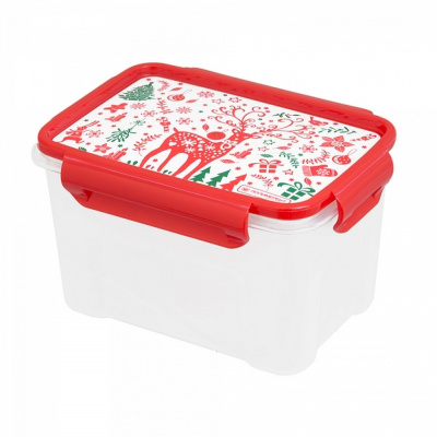 Емкость д/СВЧ 1,1л С 76230 Новый год