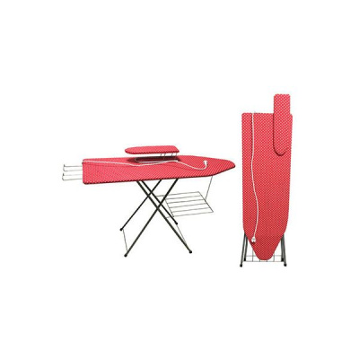 Доска гладильная Волжаночка-МАКСИ подс.под утюг+подрукавник+эл.удлин+полочка д/белья