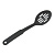 Ложка гарнирная 30,5 см. перфорир. пластик. черная