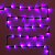 Гирлянда эл. д/улицы нить 7 м, 80 LED "Водопад", фиолетовый