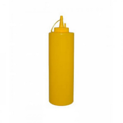 Емкость для соуса 700 мл. желтая MG