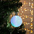 Игрушка световая "Елочный шар" 6см 1 LED, RGB, БЕЛЫЙ 2361523   