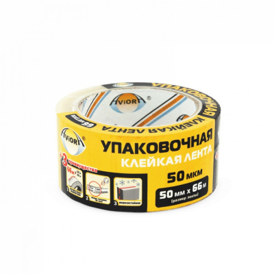 Скотч 50*66м прозрачный AVIORA