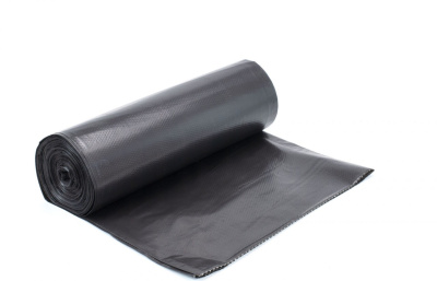 Мешок ПНД д/мусора, 70x110 см (120 л), 16 мкм, 10 шт, рулон "Стандарт", черный, ППК