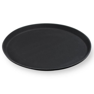 Поднос прорез. d=35 см. черный MG