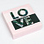 Коробка подарочная складная 23х6,5х23 см, "Love", розовый 9327129