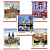 Тетрадь 40л клетка Города Европы 4OT5C1