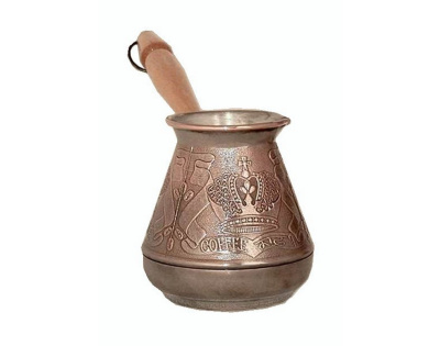 Кофеварка 400мл медн. ко-2604