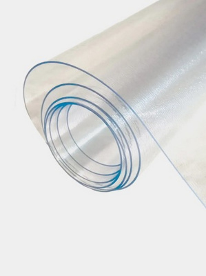 Клеёнка прозр. "Силикон" 0,8*0,8*20м.п рифленая