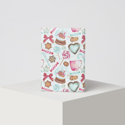 Обложка для паспорта Рождественские сладости-2, белый 5243211