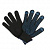 Перчатки  Х/б с ПВХ 3 нити 10 класс размер 9, чёрные 4299411