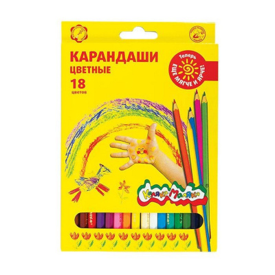 Набор карандашей  18 цв Каляка-Маляка ККМ18