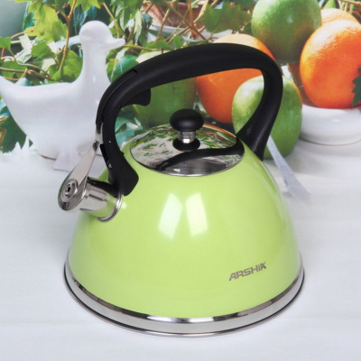 Чайник 3л нерж сталь "ARCHIA" со свистком, лайм