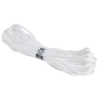 Шнур бытовой универсальный полипропилен, с сердечником, 20 м, d 4 мм, "Веркрама" 3056