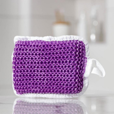 Губка д/тела с эффектом пилинга, цвет микс 7053761