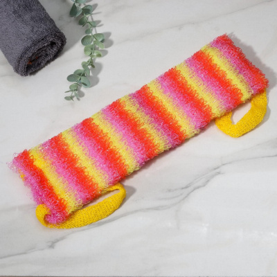 Мочалка д/тела "Радуга" 12*45см 786-297