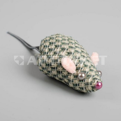 Игрушка для кошек "Мышка", 8 см, микс цветов 1097883
