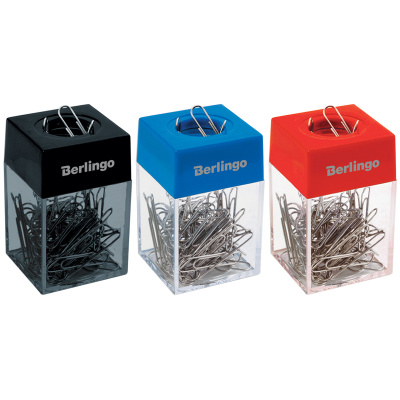 Скрепочница магнитная Berlingo ассорти DBd_00019 Скрепочница магнитная Berlingo ассорти DBd_00019