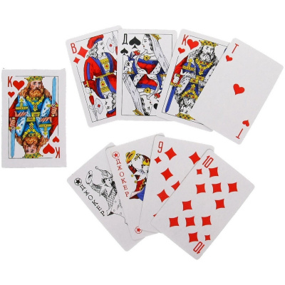 Карты игральные (54шт) 9810