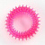 Игрушка жевательная "Игольчатое кольцо", 9 см, розовая   6257017