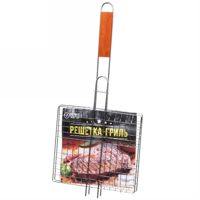 Решетка-гриль 23*20 см (длина с ручкой 47 см)