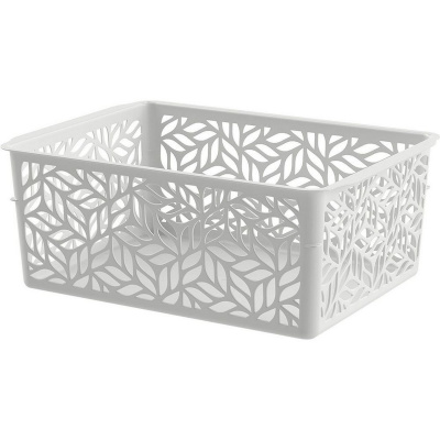 Корзинка универсальная 1,4 л "Linden" светло-серый