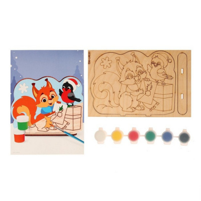 Набор для творчества роспись по дереву "Новогоднее письмо" 6974053