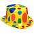 Шляпа карнавальная "Цилиндр пятнышко", мультицвет