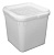 Куботейнер 23л с крышкой квадратный 340x340x320