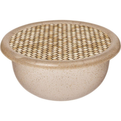 Миска Palermo 2,1л с крышкой с декором (бесцветный)