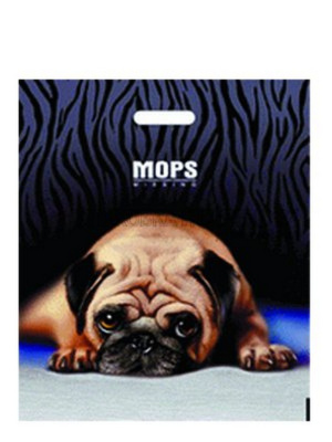 Пакет ПЭ, 40х47 см, 45 мкм, с вырубной ручкой, "Русское поле"