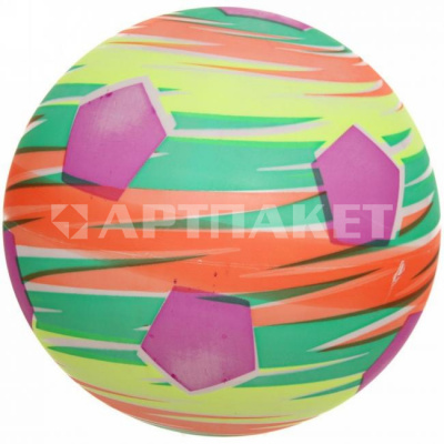 Мяч 22 см "Радужный круговорот" (50 гр.), микс