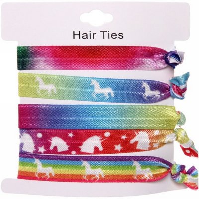 Резинки для волос "Коллекция 2020 - Magic story", радуга, 7,5см