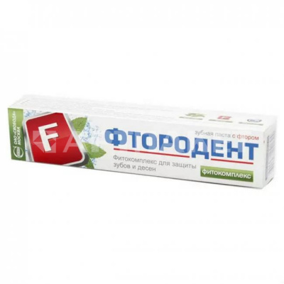 Зуб. паста Фтородент 62 гр. фитокомплекс
