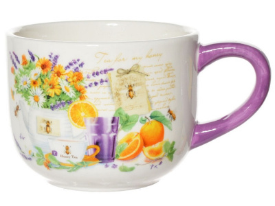 Бульонница 500 мл керам Fleur du jour 