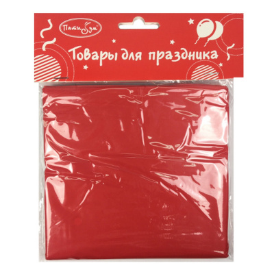 Скатерть 121*183см полиэтиленовая Red