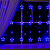 Гирлянда эл. бахрома 2,4 м (90*60), синий, 186 LED "Звездочки"