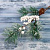 Декор "Зимние грезы" 50 см ветка хвои с шишкой и ягодами   4301760
