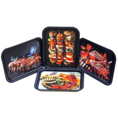 Поднос 45*32,5см жестяной Шашлык П-450*325-01470