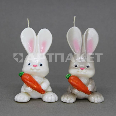 Свеча «Кролик с морковкой» арт. 2116/24