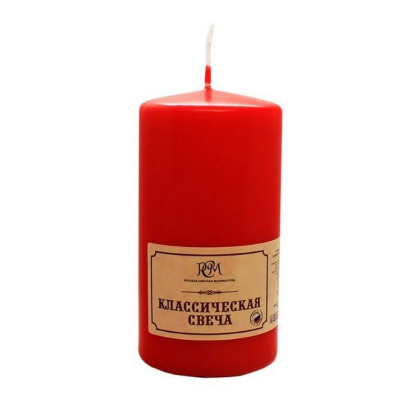 Свеча 100*50 Классическая красная 6110502