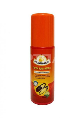 Дезодорант спрей д/обуви PREGRADA 100мл для защиты от запаха 