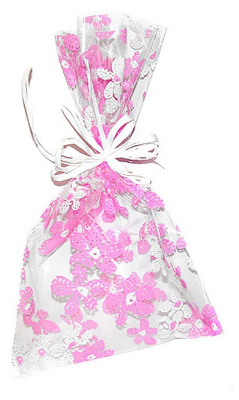 Пакет фасовочный прозрачный, с рисунком, 70х50 см, микс