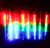 Гирлянда эл. сосулька 2х0,5 м, мультицвет, 36 LED "Тающая сосулька спираль" 183-110
