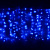 Гирлянда эл. д/улицы занавес 2х6 м, синий, 960 LED, IP 54, прозрачный провод 183-626