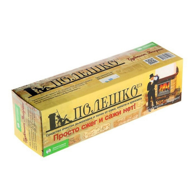 Средство для очистки дымоходов от сажи "Трубочист экспресс", полешко мини, 1 шт