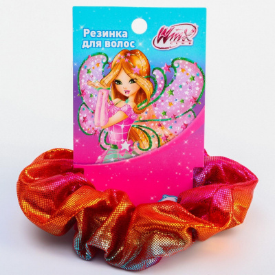 Резинка для волос "Флора", блестящая