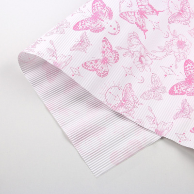 Гофра бумага с рисунком в ассортименте